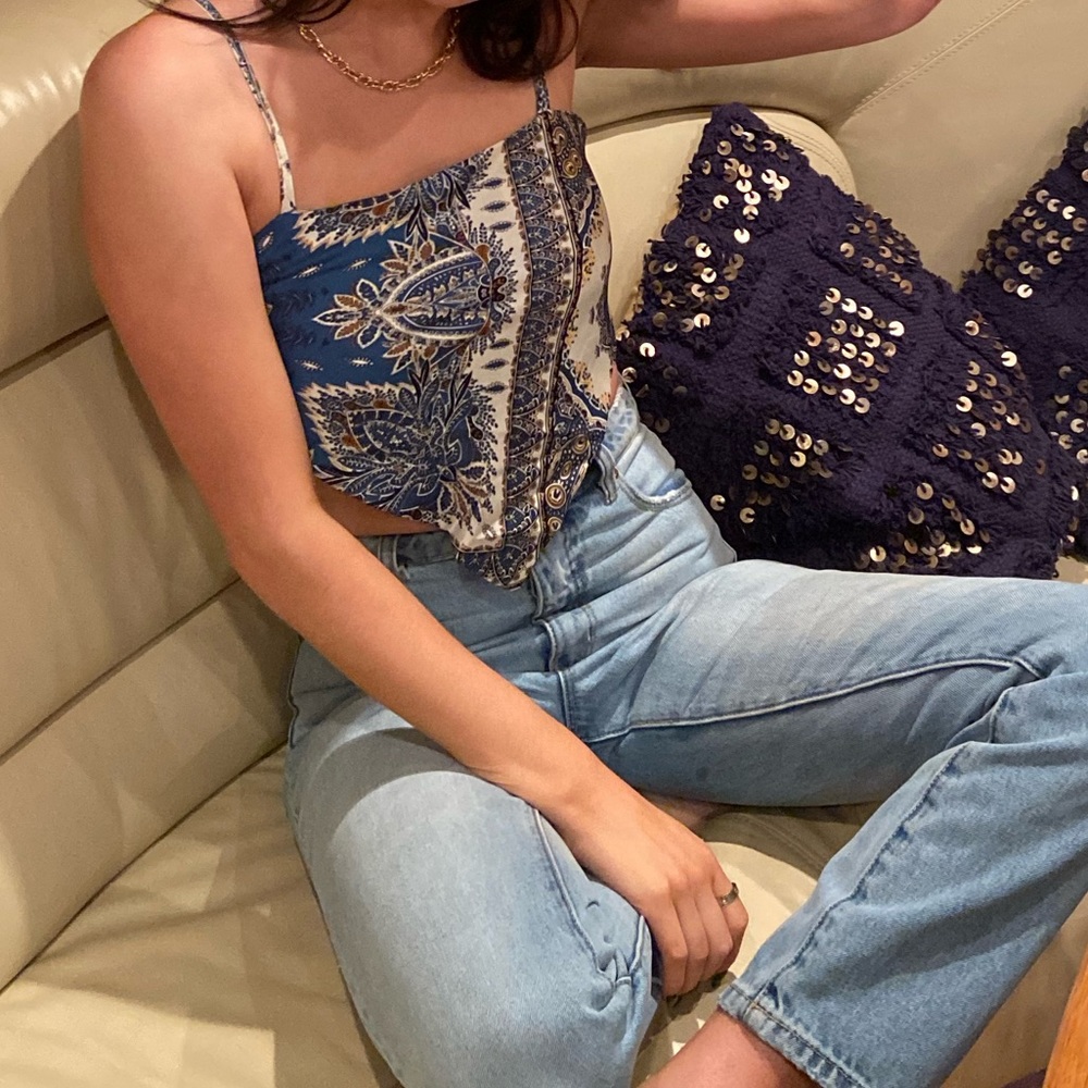 Shein Bandana Top
